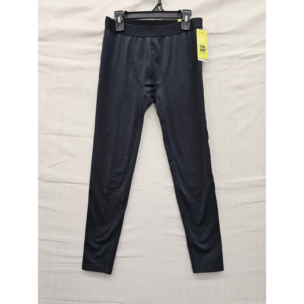 All in Motion Boys Athletic Tights Black Polyester Blend Size XL‎